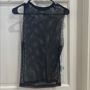 ZYIA Black Don’t Mesh With Me Swim Cover